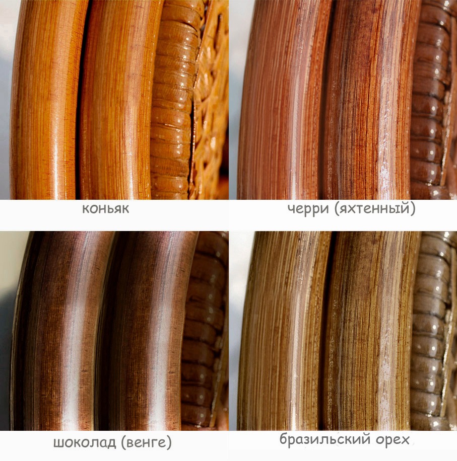 Абажур плетеный (цвет: шоколад) — изображение 4